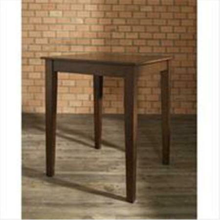 MODERN MARKETING Crosley Furniture Tapered Leg Pub Table in Vintage Mahogany Finish. KD20002MA